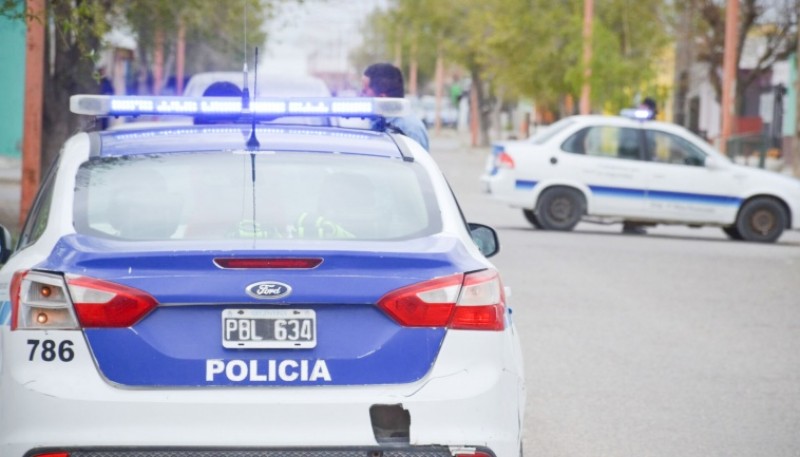 Móvil de policía. 