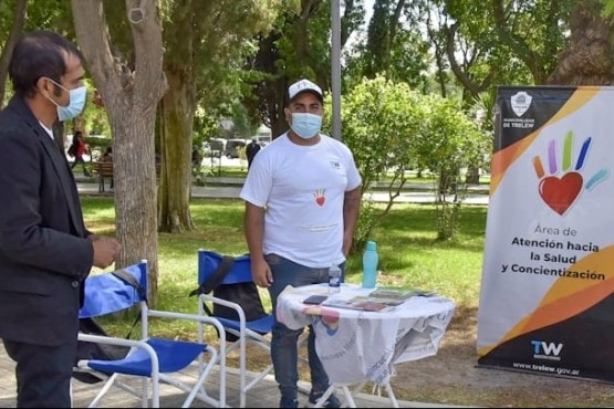 Lo realiza el área de Atención hacia la Salud y Concientización de la Municipalidad de Trelew.