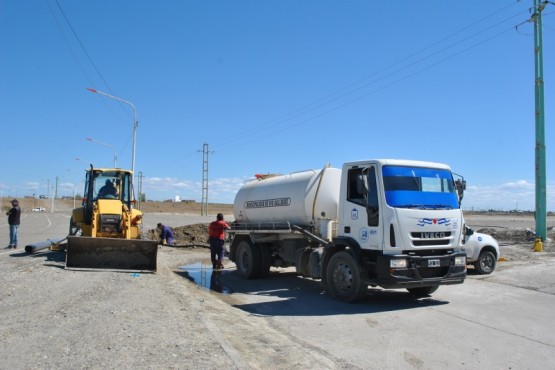 Ya están trabajando en la laguna