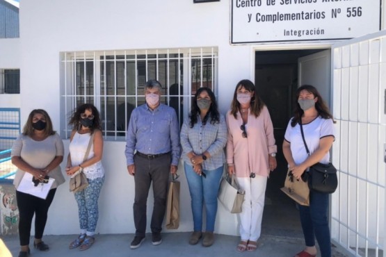 Supervisaron el avance de obras en establecimientos educativos de Puerto Madryn