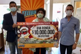 Lotería del Chubut entregó 10 millones de pesos a un vecino de Rawson