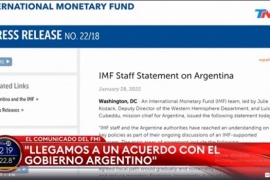 El FMI emitió un comunicado tras el acuerdo con Argentina