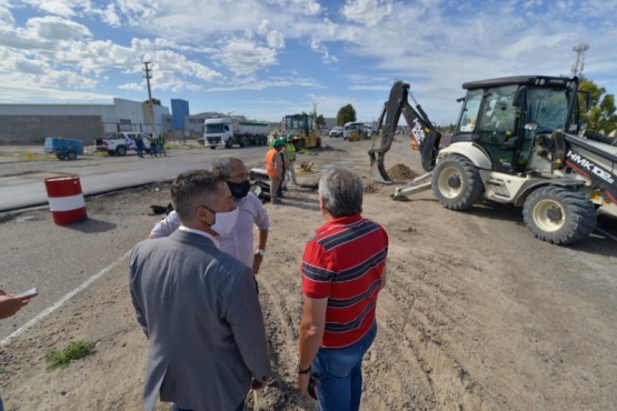 Comenzó la repavimentación de la Avenida Eva Perón