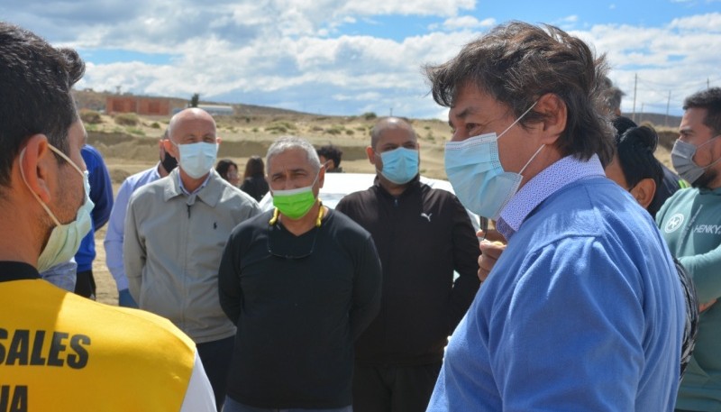 Jorge Ferreyra en Caleta Olivia.