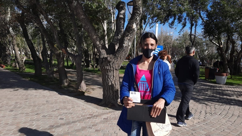 Actividad en Plaza San Martín.