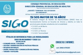 Abren las inscripciones para el Programa SIGO