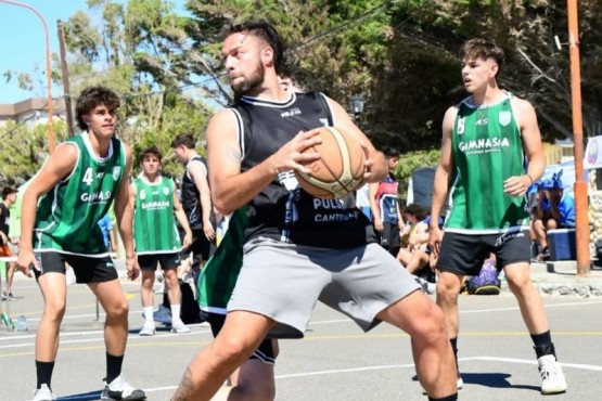 Streetball en Rada Tilly