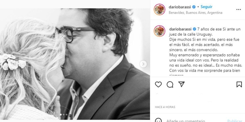 La publicación en Instagram.