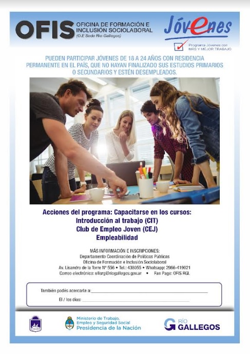 Programa para jóvenes.