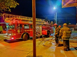 Susto en una vivienda por principio de incendio en la noche del sábado