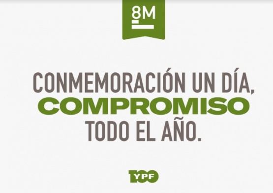 El mensaje de YPF.