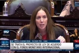 Acuerdo con el FMI: María Eugenia Vidal confirmó que JxC votará a favor