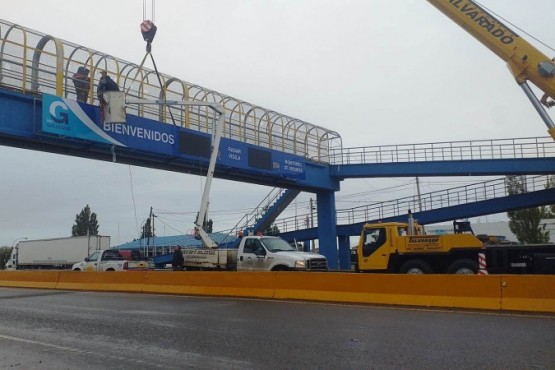 Trabajos en el puente (C.Robledo)