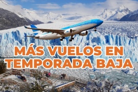 El Calafate con más vuelos para este invierno