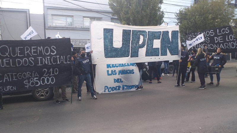 Movilización de UPCN.