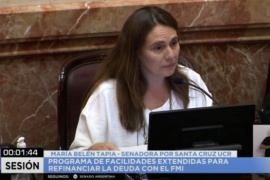 María Tapia: “el respaldo que se le dé a este acuerdo con el FMi genera un cierto alivio”