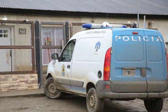 Vivienda donde intentó suicidarse el bombero.