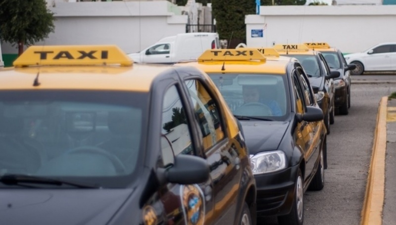 Taxis en Río Gallegos.