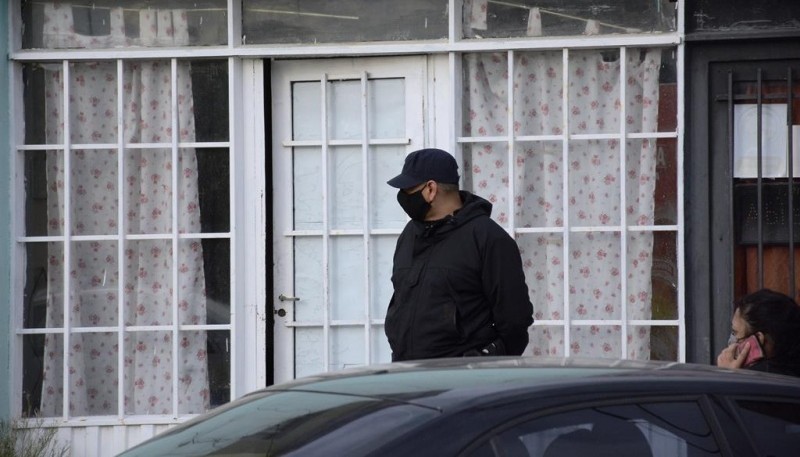 Consigna policial en el lugar del hecho (Foto: C.Robledo)