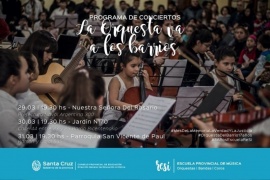 La Escuela Provincial de Música Re Si presenta el Ciclo de Conciertos "La Orquesta va los Barrios"