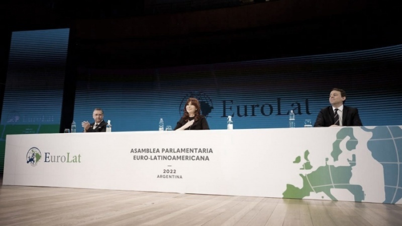 Cristina Fernández en EuroLat.