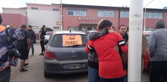 La marcha finalizó en el Hospital de Caleta Olivia. 