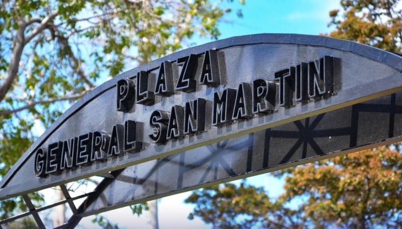 Plaza San Martín de Río Gallegos. 