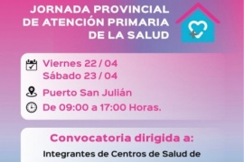 Se realizarán jornadas de atención primaria de la salud en Puerto San Julián