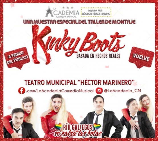 Kinky Boots se despide en el Teatro Municipal de Río Gallegos