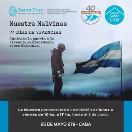 La Muestra “Malvinas 74 días de vivencias” rinde homenaje a veteranos y veteranas