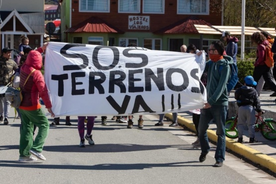 Vecina desde la usurpación de terrenos en El Chaltén: 