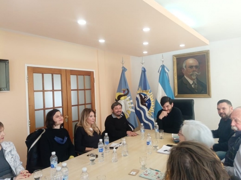 Reunión en Perito Moreno.