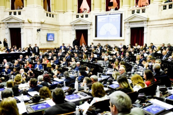 Sesión en el Congreso.