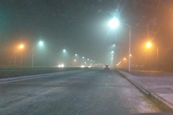 Neblina en Río Gallegos y a conducir con cuidado