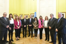Alberto Fernández recibió a los representantes del Parlamento Patagónico