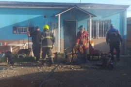 Se prendieron fuego los muebles de una vivienda en el Barrio Patagonia