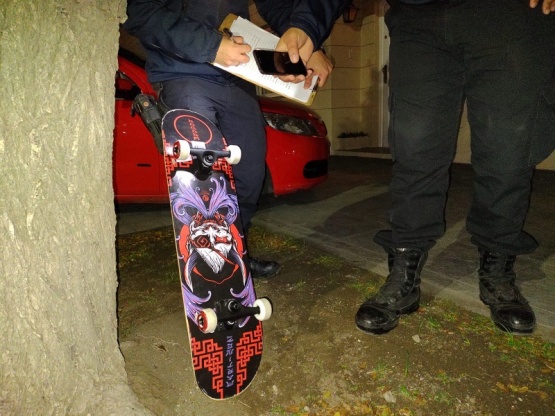 Recuperaron el skate. (C.G)