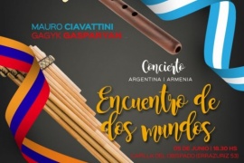 Invitan a participar del concierto “Encuentro de Dos Mundos”