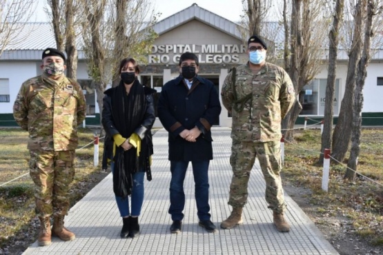 Salud mantuvo una reunión con autoridades del Hospital Militar de Río Gallegos