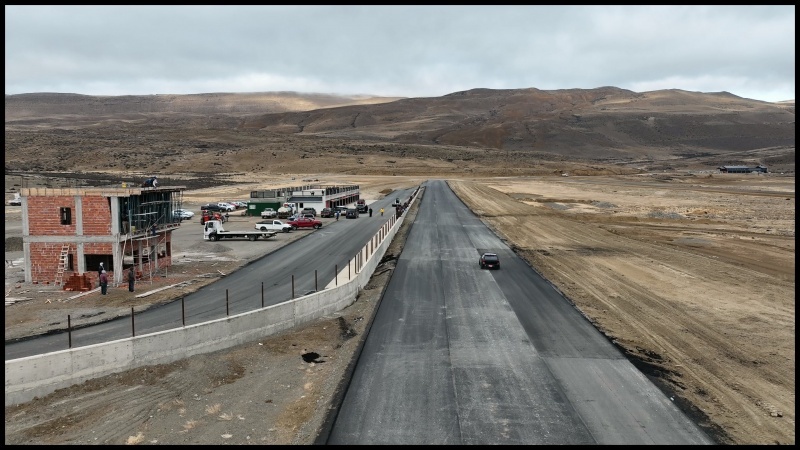 Obra del nuevo autódromo.