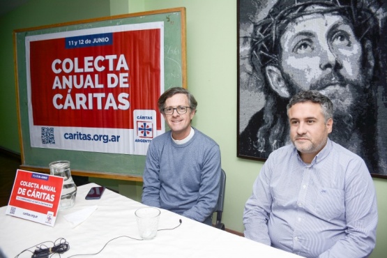 El director ejecutivo de Caritas recorrió la provincia