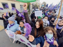 Ni una Menos:  dos marchas se movilizaron en Río Gallegos