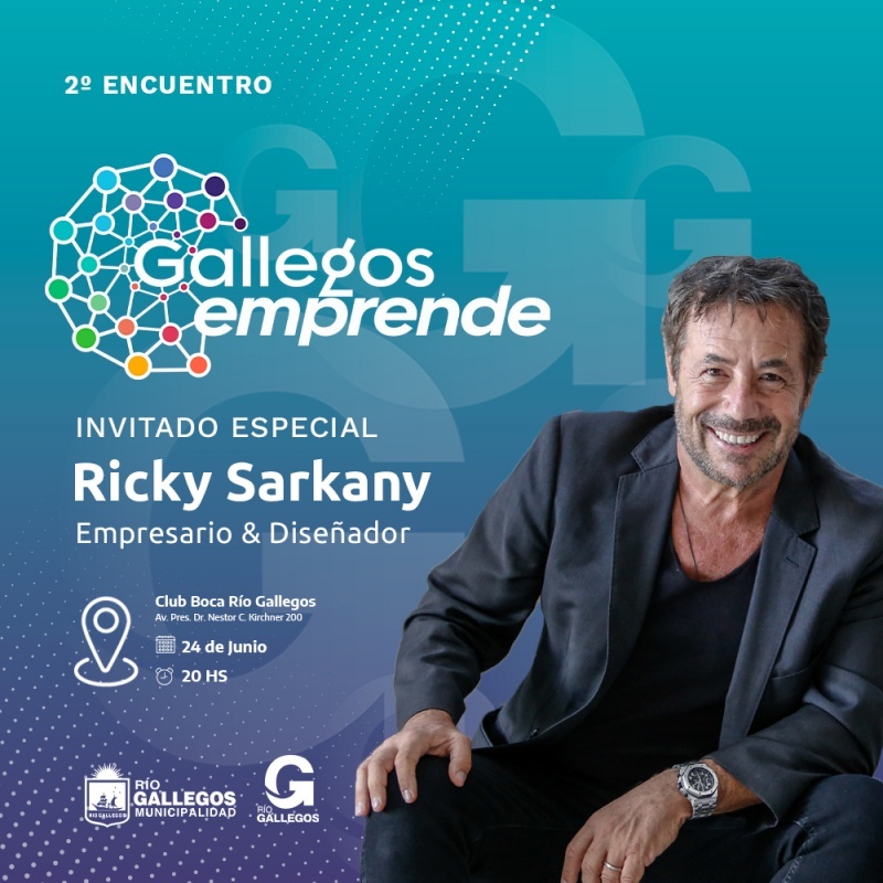 Ricky Sarkany en el Gallegos Emprende.