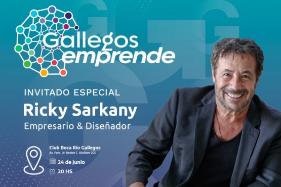 Ricky Sarkany en el Gallegos Emprende.