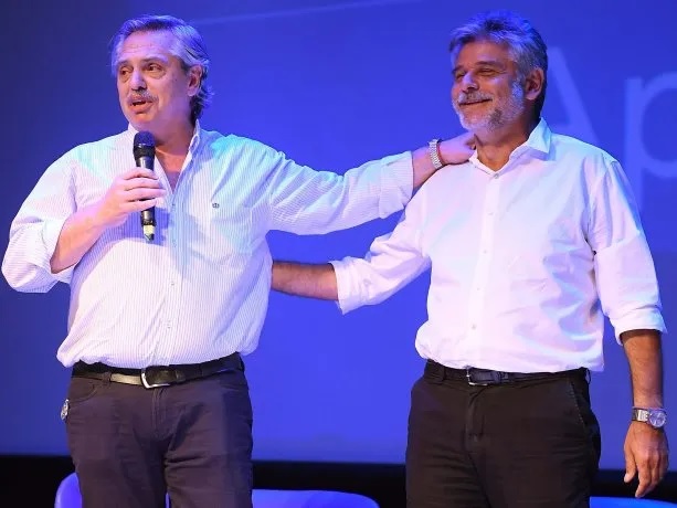 Alberto Fernández y Daniel Filmus.