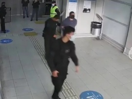 Detuvieron a hombre que robo una canilla de baño de una estación de tren