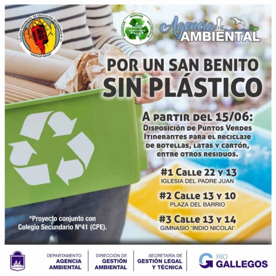 La importancia del proyecto “Por un San Benito Sin Plástico”