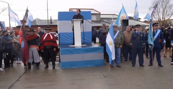 El intendente en el Acto. 