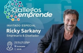 Este viernes estará Ricky Sarkany en el “Gallegos Emprende”