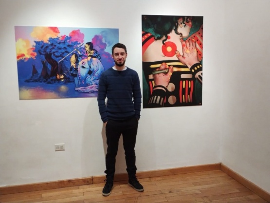 Federico Marín presentó por primera vez su obra “Los Yaiga, de otros mundos” en el Museo Minnicelli.